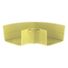 PANDUIT FRRA6X4LYL - Ángulo Recto Horizontal / 90° / Para Canaleta 6x4 / Radio de Curvatura 50.8 mm / Color Amarillo / ABS 94V-0 | SIERRA STORE