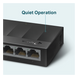 Switch / 5 Puertos Gigabit / 10 Gbps / Fanless / 3.5×2.8×0.9 in | SIERRA STORE
