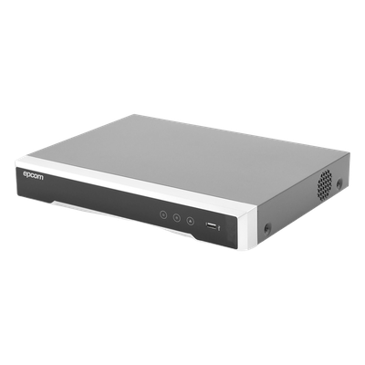 EPCOM EV-8004TURBO-D - DVR 4 Canales TurboHD + 4 Canales IP/ 8 Megapixel/ Acusense/ Audio por coaxitron / 1 Bahía de Disco Duro /4 | SIERRA STORE