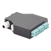 LINKEDPRO BY EPCOM LP-RDSCUMM - Distribuidor de Fibra Óptica / Riel DIN / 6 Acopladores SC/UPC / Multimodo / 24 Fusiones / 0.13 x 0.41 | SIERRA STORE