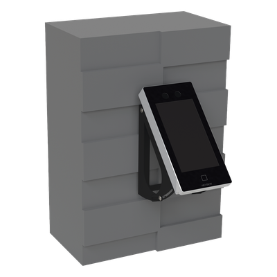 EPCOM INDUSTRIAL EI-BD-SK - Base de Pared para Lectora / Ángulo Ajustable 25°-55° / Acero con Recubrimiento en Polvo / Instalación en | SIERRA STORE