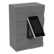 EPCOM INDUSTRIAL EI-BD-SK - Base de Pared para Lectora / Ángulo Ajustable 25°-55° / Acero con Recubrimiento en Polvo / Instalación en | SIERRA STORE