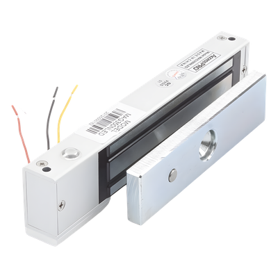 ACCESSPRO MAG350NLED - Chapa Magnética Electromagnética / 350 lbs (158.8 kg) / LED Estado / 12/24 VCC / Sensor NO/COM / Interior | SIERRA STORE