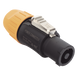 Conector PowerCom Macho / IP65 / 20 A a 250 V CA / Tres Núcleos / Bloqueo Rápido / Carcasa Amarilla | SIERRA STORE