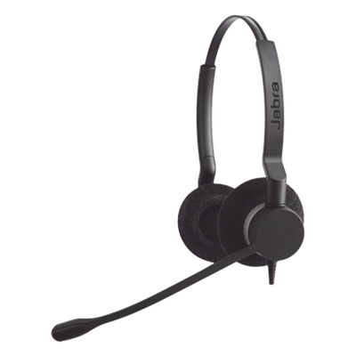 Diadema / Auricular Jabra Biz 2300 Duo / QD / Cable Reforzado / Brazo 360° / Contact Center (2309-820-105) | SIERRA STORE