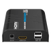 Receptor KVM HDMI / 4K 60 Hz / Extensión 120 m (393.7 ft) / 18 Gbps / IPColor Stream / USB HID / HDCP 2.2 | SIERRA STORE