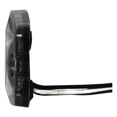 Luz Auxiliar de Advertencia / 3 LED / Ámbar / SAE Clase 1 / Multivoltaje 12~24 VCC / Perfil 6.6 mm (0.26") / Memoria No Volátil | SIERRA STORE