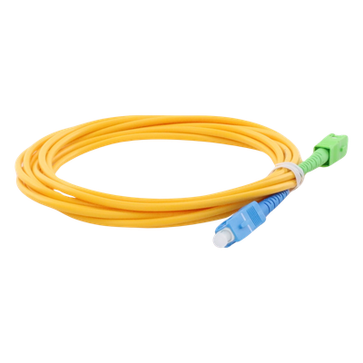 LINKEDPRO BY EPCOM LPSM3SCUSCAS3 - Jumper de Fibra Óptica Monomodo / SC/UPC-SC/APC / Simplex / 3 m (9.84 pies) / 3 mm / PVC Amarillo | SIERRA STORE
