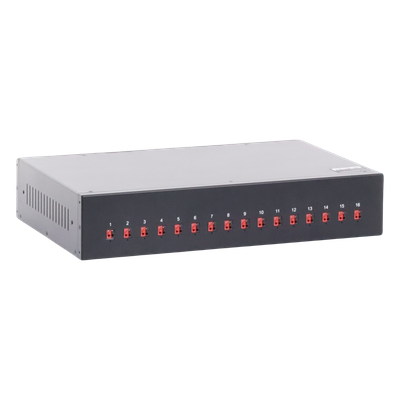 Fuente de Alimentación RACK / 16 Puertos / 480 W / 24 Vca / 20 A Total / 1.25 A Administrado por Canal / 19" | SIERRA STORE
