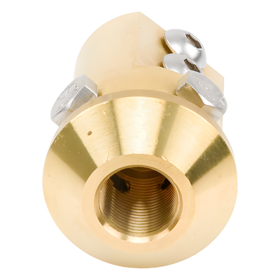 Adaptador de Punta Pararrayo / Mástil 1 1/2" (38.1 mm) / Latón / Conductores 8-10 mm / Sección 50-70 mm² / 655 g | SIERRA STORE