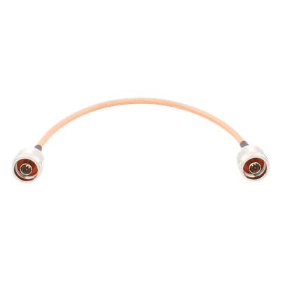 EPCOM INDUSTRIAL SN142KN30 - Jumper Coaxial / 30 cm (11.81 pulgadas) / Conectores N Macho a N Macho / Cable RG142 / Entornos | SIERRA STORE