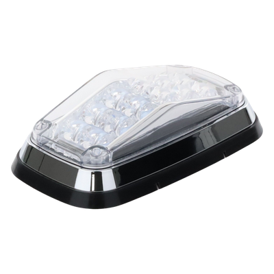Luz de Advertencia LED / 8 x 4 in / 12 LEDs / 11 Patrones de Destello / IP67 / 12-30 VDC / SAE J595 J845 | SIERRA STORE