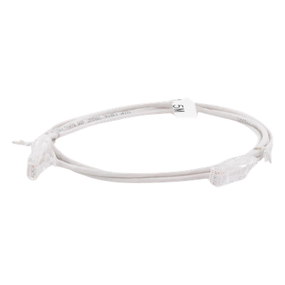 LINKEDPRO BY EPCOM LP-UT6-150-WH28 - Cable de Parcheo Slim UTP Cat6 / 1.5 m (4.92 ft) / 28 AWG / Blanco / Diámetro Reducido | SIERRA STORE