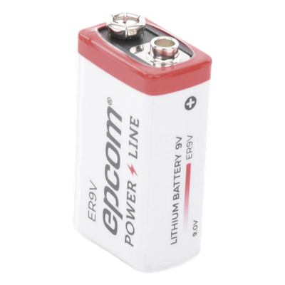 Batería de Litio 9V / 1200 mAh / Cloruro de Tionilo / No Recargable / Operación -60°C a +85°C / Acero Inoxidable | SIERRA STORE