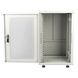 Gabinete Rackeable / 18U / 19 in / Puerta Cristal / Carga 750 Kg / 600x605x930 mm (23.6x23.8x36.6 in) / 3.05 ft Alto | SIERRA STORE