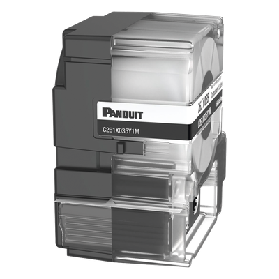 PANDUIT C261X035Y1M - Casete de Etiquetas / Poliéster No Adhesivo / 100 Etiquetas / 2.61 x 0.35 pulg. / 66.3 x 8.9 mm / Identificación | SIERRA STORE