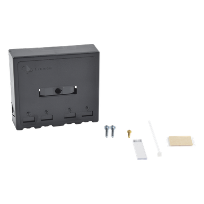 SIEMON MX-SM4-01-D - Caja de Montaje Superficial, Acepta 4 Módulos MAX, Con Puerta Protectora, Color Negro | SIERRA STORE
