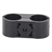 Sujetador Plástico para Cable Coaxial / 2 Cables / 1-1/4" Nominal / Rango 1.535" a 1.614" (39 a 41 mm) / Montaje Varilla 3/8" o M10 / | SIERRA STORE