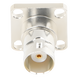 Conector BNC Hembra para Chasis / Montaje en Panel 17.53 mm / 4 Perforaciones 12.7 mm (0.5 in) / Impedancia 50 Ohm / Terminación por | SIERRA STORE