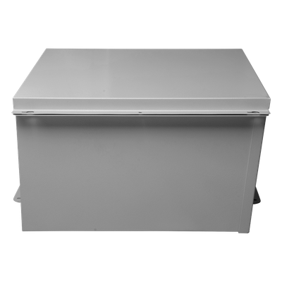 EPCOM INDUSTRIAL EI-PC-4040-25 - Gabinete de Telecom. de Acero Galvanizada con Plato Interior (400 x 400 x 250 mm). SE PUEDE PONER | SIERRA STORE