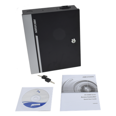 HIKVISION DS-K2804 - Controlador de Acceso / 4 Puertas y 4 Lectores Wiegand / 10,000 Tarjetas / 50,000 Eventos / Gabinete Metálico con | SIERRA STORE