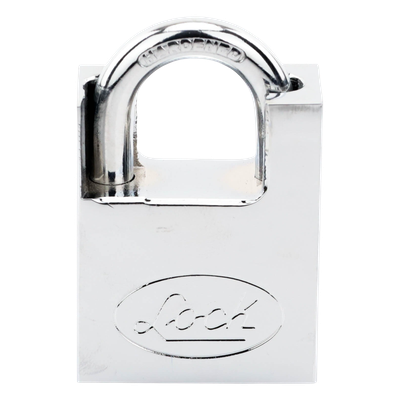 Candado de acero / Guarda anti-palanca / Cromo satinado / Doble cerrojo / 40 mm (1.57 in) / Nivel de seguridad 7 / Llave Abloy | SIERRA STORE