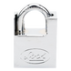 Candado de acero / Guarda anti-palanca / Cromo satinado / Doble cerrojo / 40 mm (1.57 in) / Nivel de seguridad 7 / Llave Abloy | SIERRA STORE
