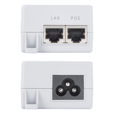Inyector PoE Pasivo Gigabit / 24V CC / 0.5A / 100-240V Entrada / Montaje en Pared | SIERRA STORE