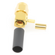 Conector Coaxial SMA Macho Inverso / Ángulo Recto / Anillo Plegable / Compatibilidad RG-174/U y Belden 8216 / Cuerpo Bronce con | SIERRA STORE
