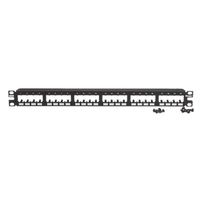 PANDUIT CPP24FMWBLY - Panel de Parcheo Modular / 24 Puertos / 1UR / Montaje al Ras / 19" o 23" / Sin Blindaje / CRS y ABS | SIERRA STORE