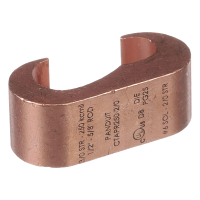 PANDUIT CTAPR250-2/0-L - Conector de Compresión para Tierra / Estilo E / 3/0 AWG a 250 Kcmil / 36 kV / 90 °C / UL 486 / Direct Burial | SIERRA STORE