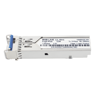 Transceptor mini-GBIC SFP 1G LC / WDM BIDI / Monomodo 40 km / TX 1310nm RX 1550nm / 131 pies | SIERRA STORE