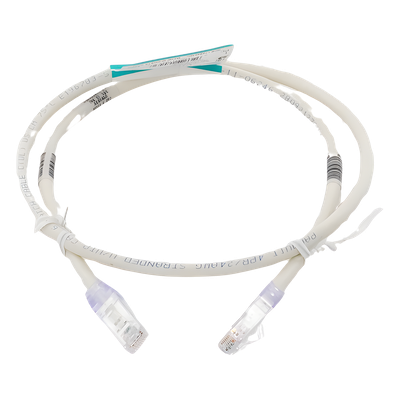 PANDUIT UTPSP3Y - Cable de Parcheo / Cat6 / 24 AWG / CM / 0.91 m (3 ft) / UTP / Blanco Mate | SIERRA STORE
