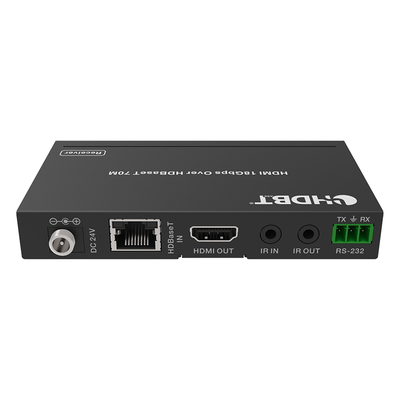Extensor HDBaseT de Placa de Pared / 4K2K@60Hz / 40 m (131.2 ft) / 1080p a 70 m (229.7 ft) / PoC / IR Bidireccional / RS-232 / HDMI | SIERRA STORE