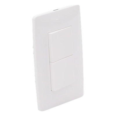 Apagador Escalera Doble / 10 A / 127 V CA / 60 Hz / 1 1/2 Módulos | SIERRA STORE