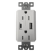 Contacto Dúplex / 15 A / 100-240 V / USB-A y USB-C / 5 V 4 A / Placa Incluida | SIERRA STORE