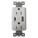 Contacto Dúplex / 15 A / 100-240 V / USB-A y USB-C / 5 V 4 A / Placa Incluida | SIERRA STORE