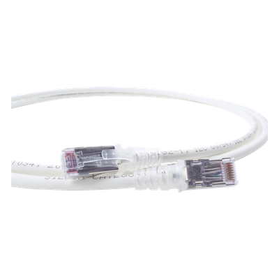 SIEMON SP6A-S05-02 - Patch Cord Cat6A Blindado / S/FTP / 28 AWG / 1.52 m (5 ft) / Diámetro 5.5 mm / Color Blanco | SIERRA STORE