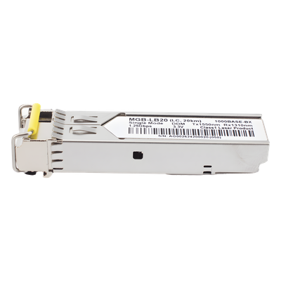 Transceptor mini-GBIC SFP / 1G LC / WDM BIDI / Monomodo 20 km (66 pies) / TX 1550nm RX 1310nm | SIERRA STORE