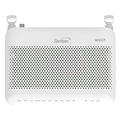 ONU GPON / Wi-Fi 5 Dual Banda / 4 Puertos Gigabit / 1 POTS / USB 2.0 / MIMO 2x2 / 2 Antenas 5 dBi / SC/UPC / Clase B+ | SIERRA STORE