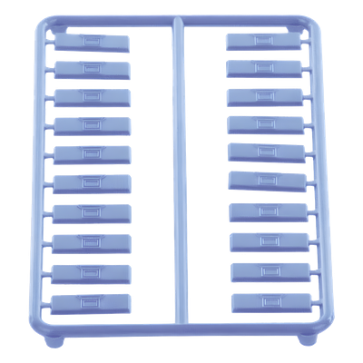 PANDUIT CIDBU-C - Iconos de Datos / Mini-Com / 14.2 mm Ancho / 2 mm Profundidad / 4.6 mm Altura / ABS / Paquete 100 / Azul | SIERRA STORE