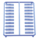 PANDUIT CIDBU-C - Iconos de Datos / Mini-Com / 14.2 mm Ancho / 2 mm Profundidad / 4.6 mm Altura / ABS / Paquete 100 / Azul | SIERRA STORE