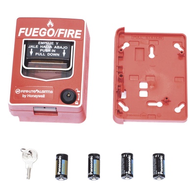 Estación Manual de Incendio Inalámbrica / Direccionable / Doble Acción / Bilingüe Español-Inglés / Red Mesh Swift | SIERRA STORE