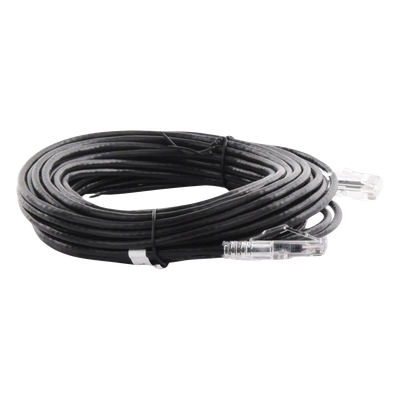 LINKEDPRO BY EPCOM LP-UT6A-1000-BK28 - Cable de Parcheo Slim UTP Cat6A / 10 m (32.81 ft) / 28 AWG / RJ45 / Negro | SIERRA STORE