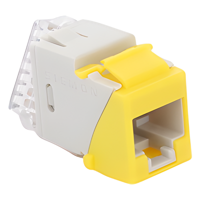 SIEMON U5-K05NS - Jack Keystone / Cat5e UTP / Impacto 110 / T568A-B / -10 a 60°C / Amarillo | SIERRA STORE