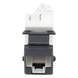 SIEMON U6-K01NS - Jack Keystone Cat6 UTP / Terminación 110 / Diseño Lineal / Color Negro / -10 a 60 °C / UL 94 V-0 | SIERRA STORE