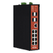 Switch Industrial Administrable PoE / 8 Puertos / PoE Mixto 24V/48V / 802.3bt 60W / -40°C a 80°C / DIN Rail | SIERRA STORE