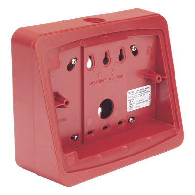 Caja de Montaje en Superficie / Para Anunciador Remoto / Ángulo 15° / Entradas 1/2 in NPT / Color Rojo | SIERRA STORE