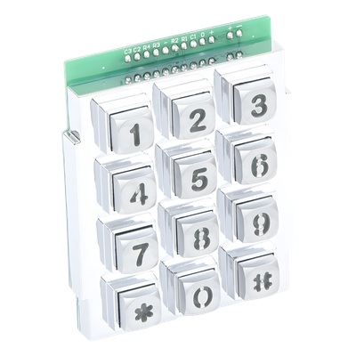 Teclado Iluminado para Portero Telefónico / Full Duplex Manos Libres / 100 Números de Teléfono / 2 Relés de Control de Acceso / | SIERRA STORE