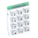 Teclado Iluminado para Portero Telefónico / Full Duplex Manos Libres / 100 Números de Teléfono / 2 Relés de Control de Acceso / | SIERRA STORE